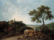 Richard Wilson The Temple of the Sybil and the Campagna, oil painting artist